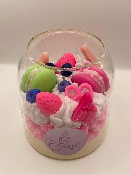 Other - 🕯️🍓Strawberry Açaí Dessert Style Candle 🍦🍨
